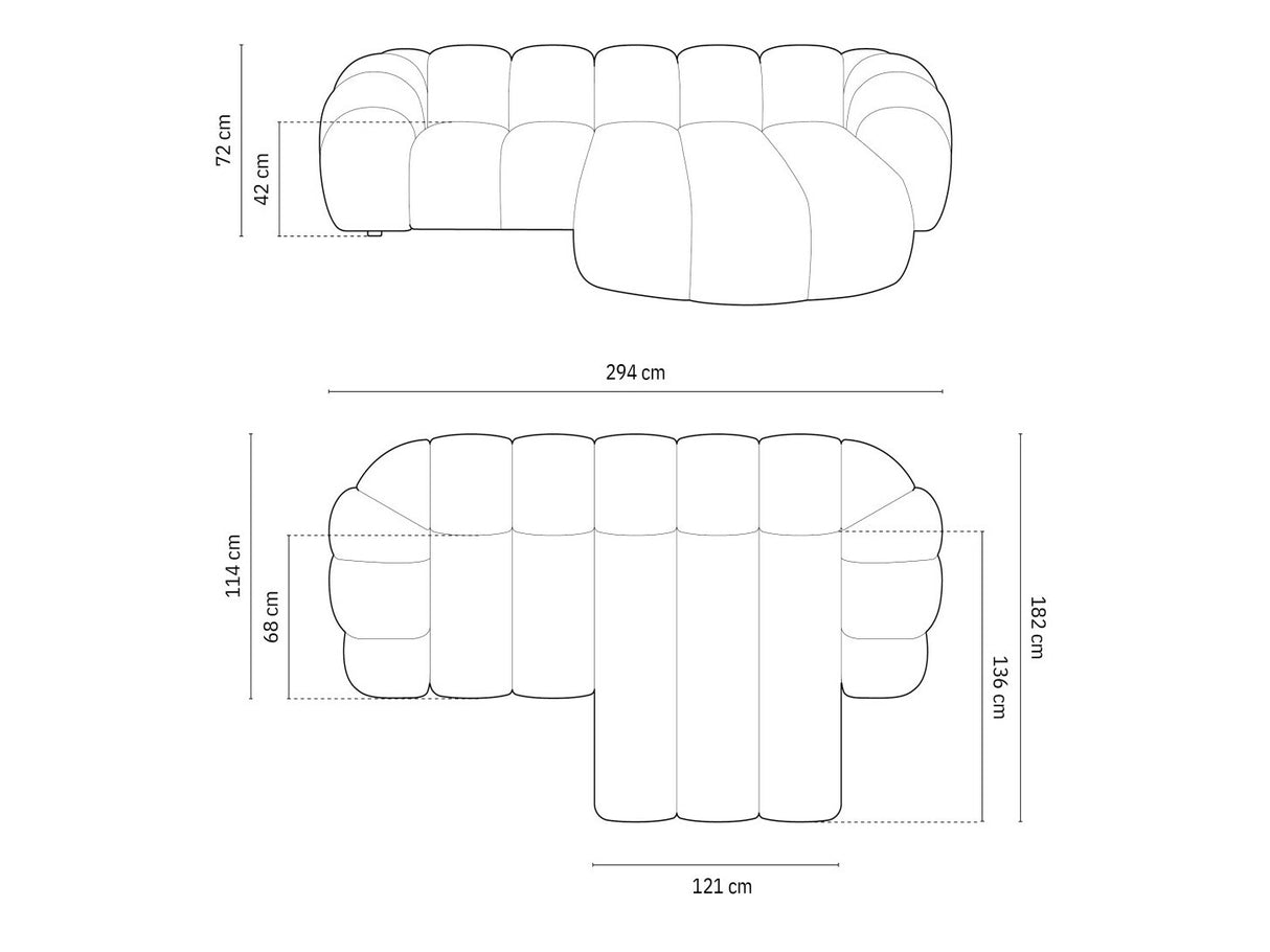 Stūra dīvāns 590617