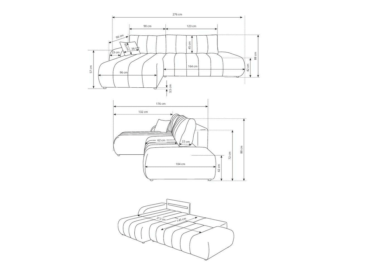 Stūra dīvāns 576657