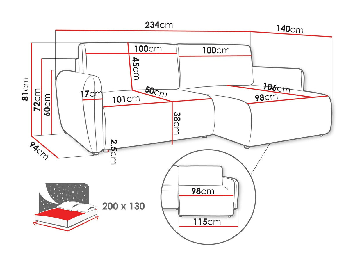 Stūra dīvāns 591216