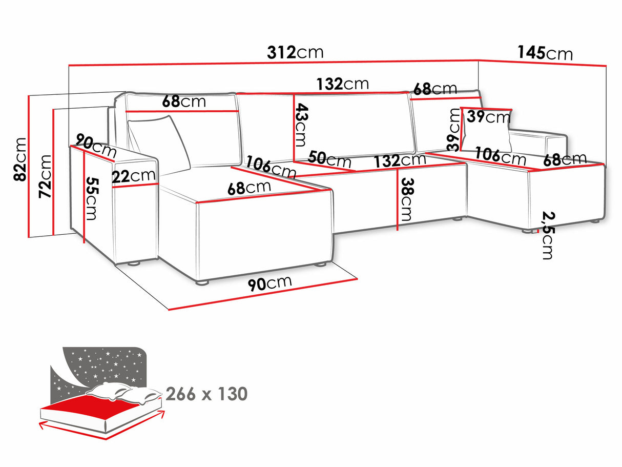Stūra dīvāns 530160 4047583