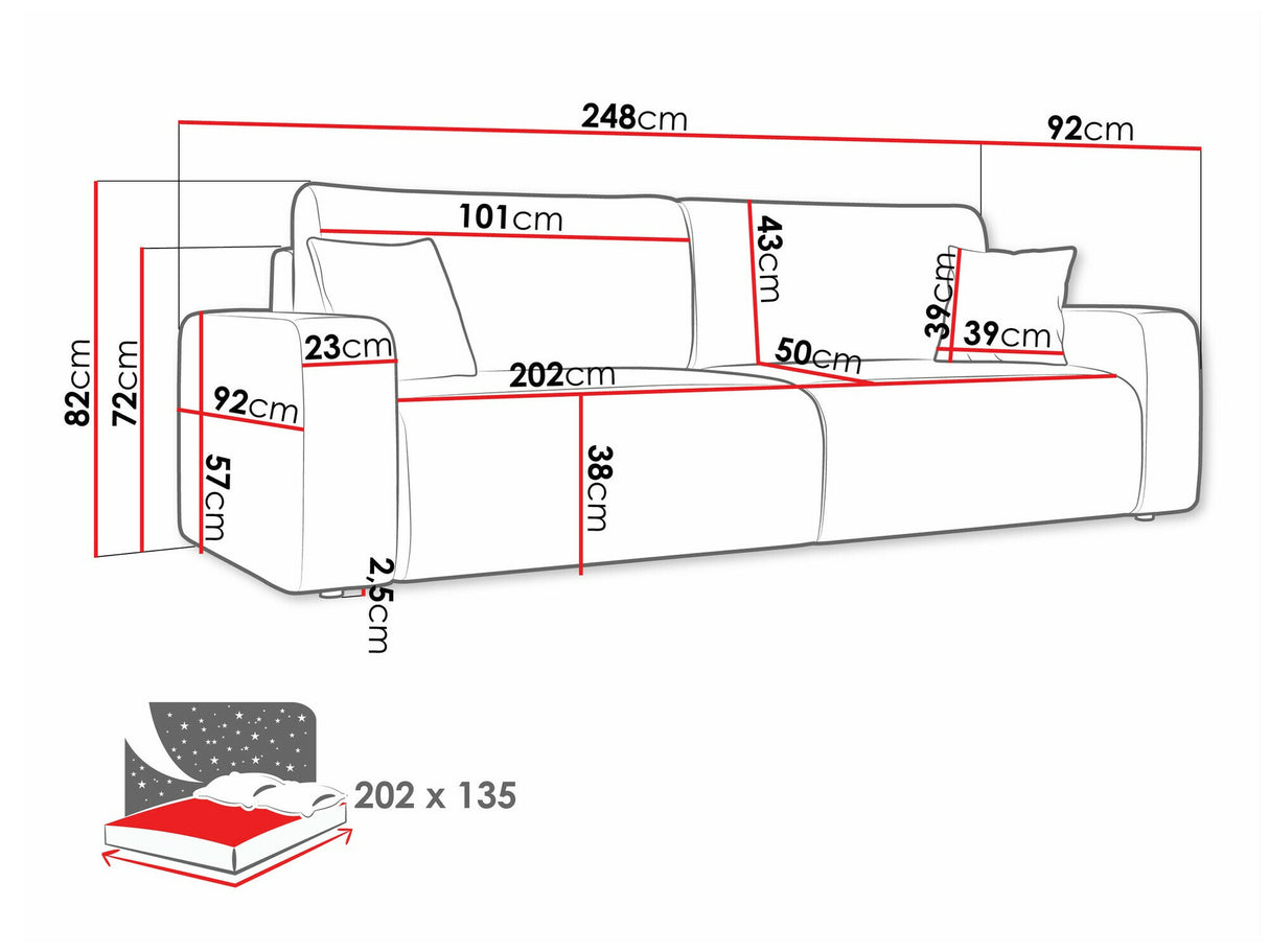 Dīvāns gulta 550724 4049111
