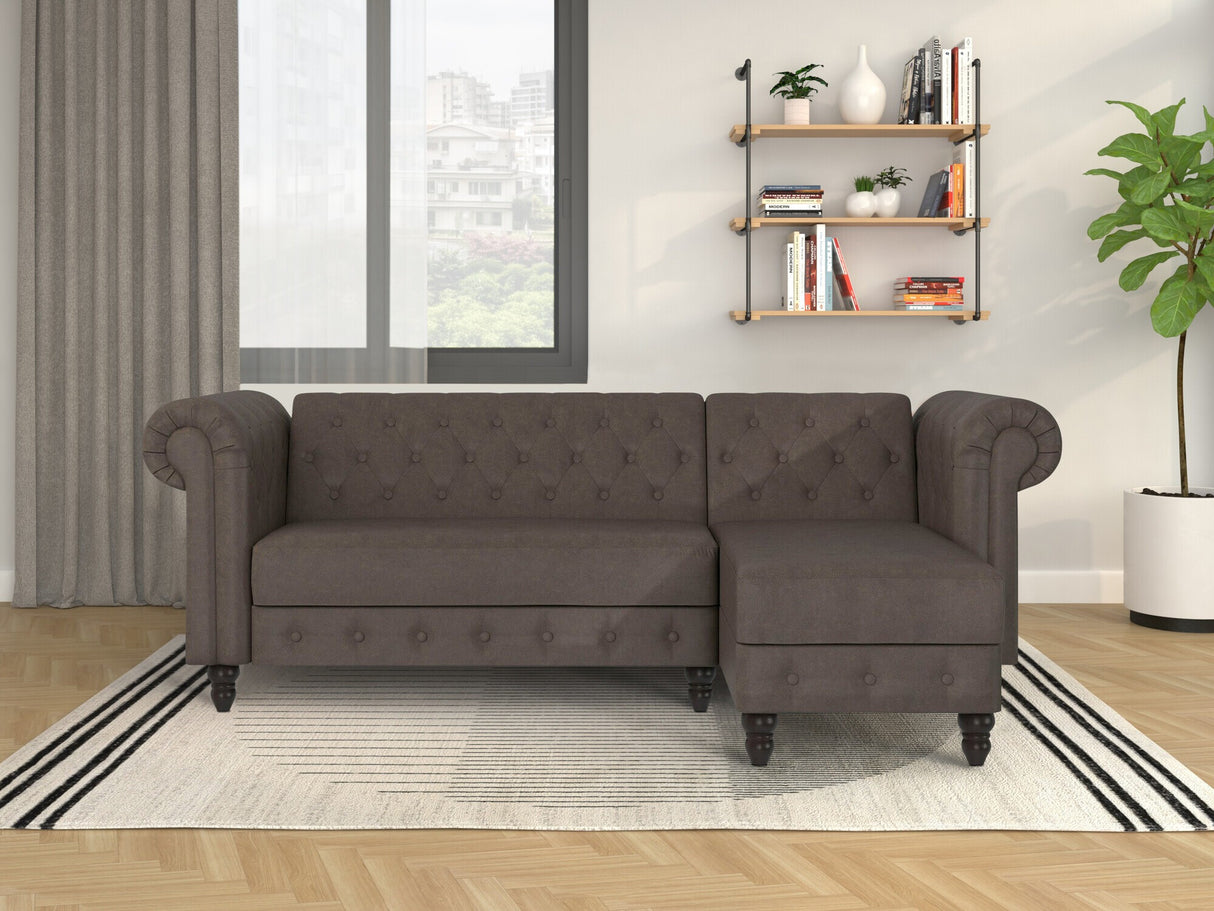 Chesterfield stūra dīvāns 513819
