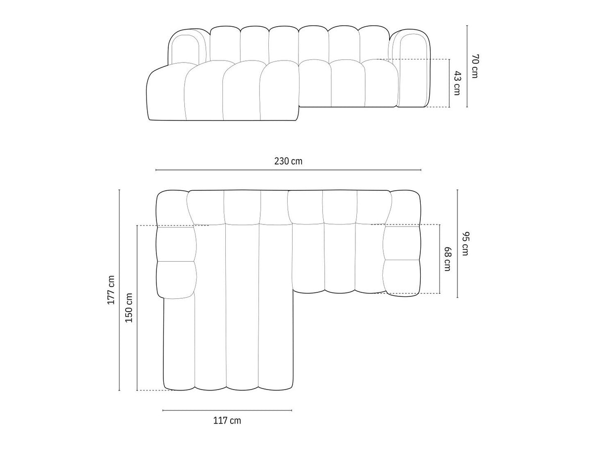 Stūra dīvāns 592315