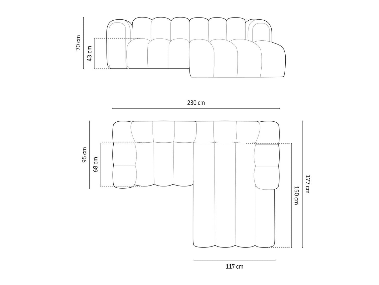 Stūra dīvāns 592315