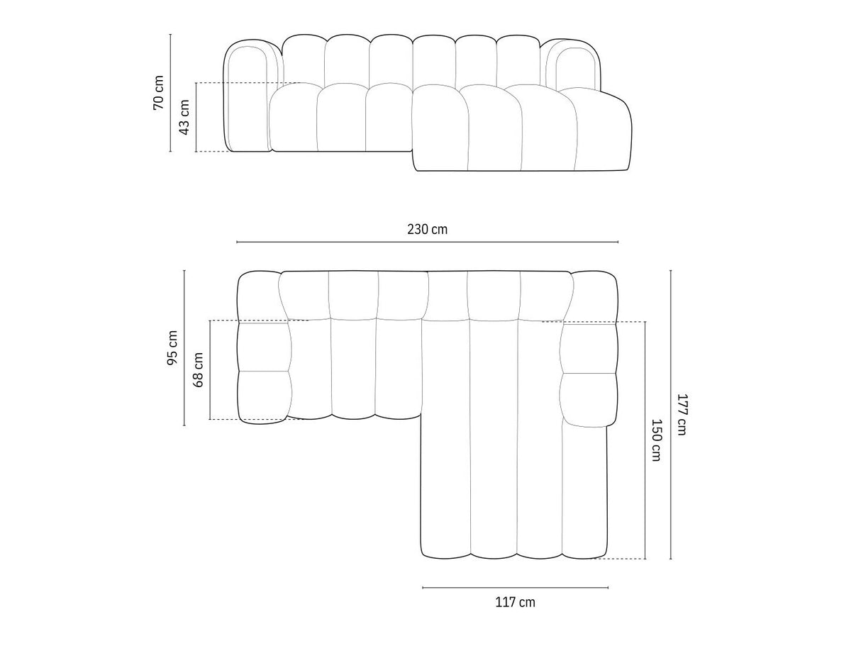 Stūra dīvāns 592315