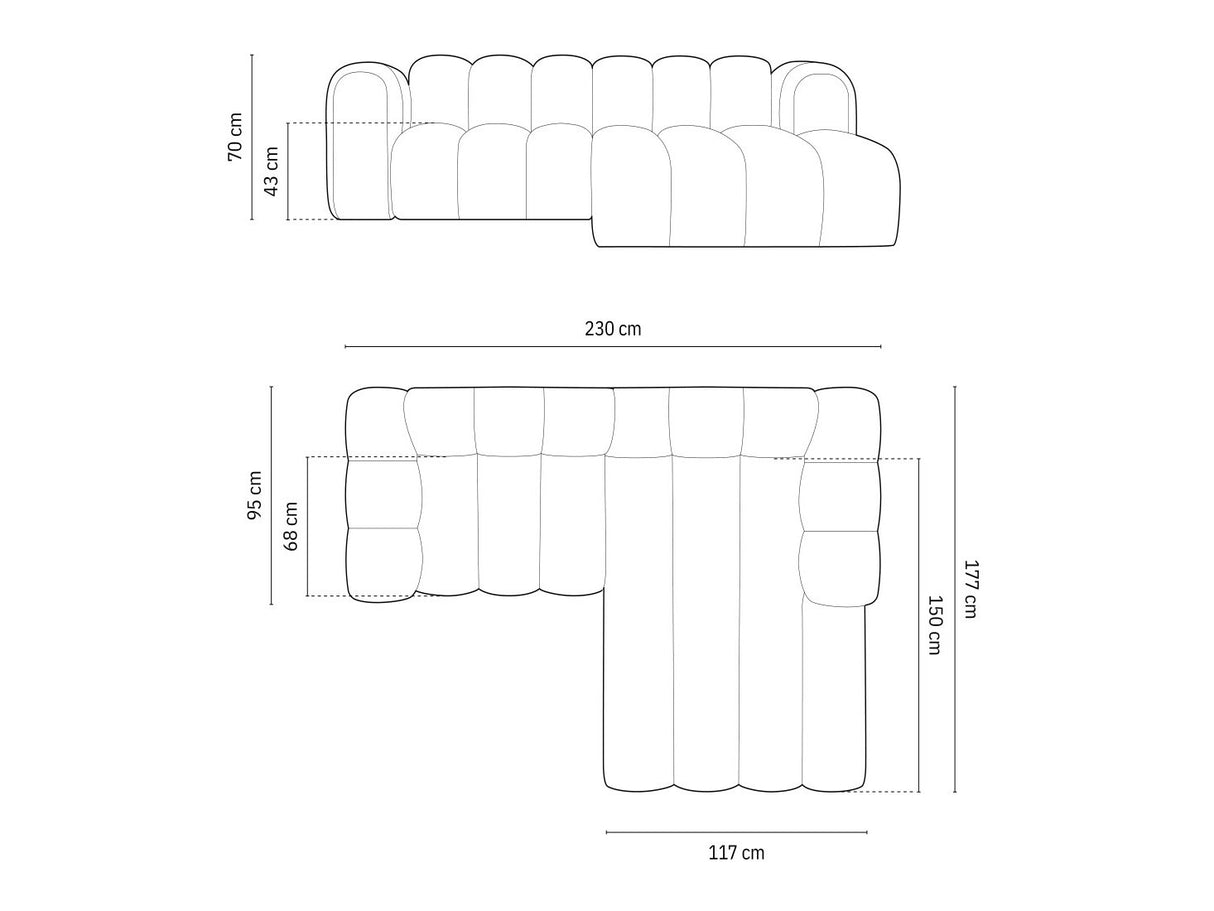 Stūra dīvāns 592315