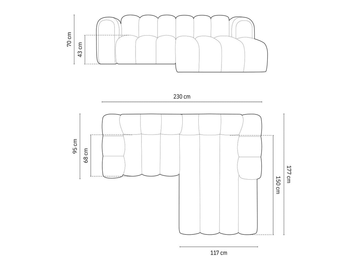 Stūra dīvāns 592315