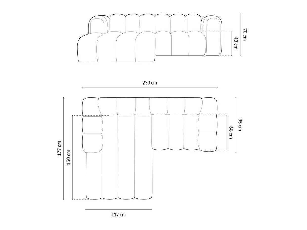 Stūra dīvāns 592315