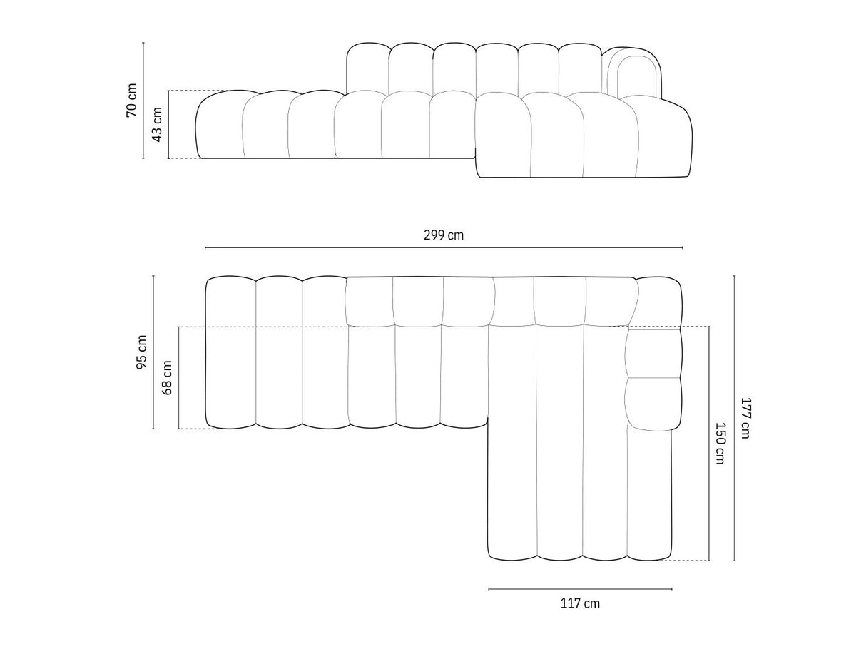 Stūra dīvāns 592448