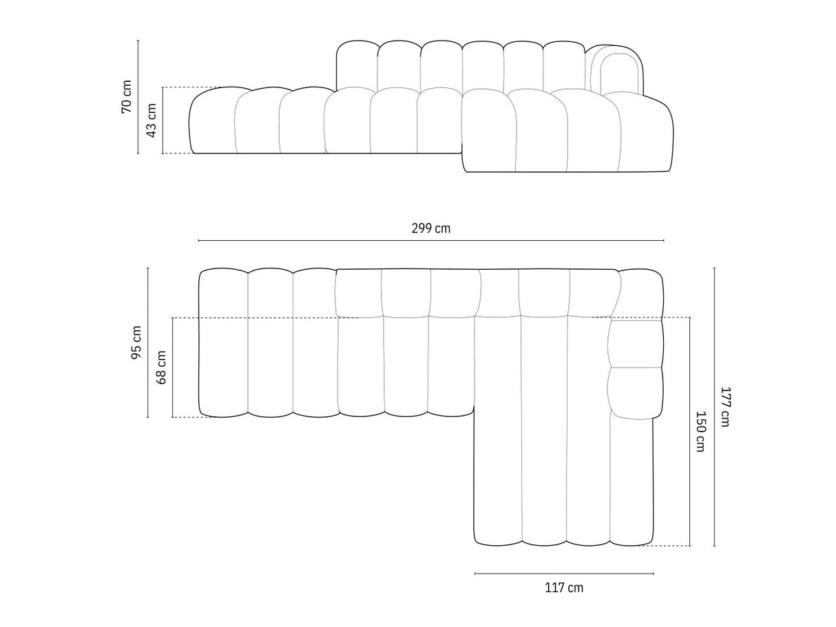 Stūra dīvāns 592448