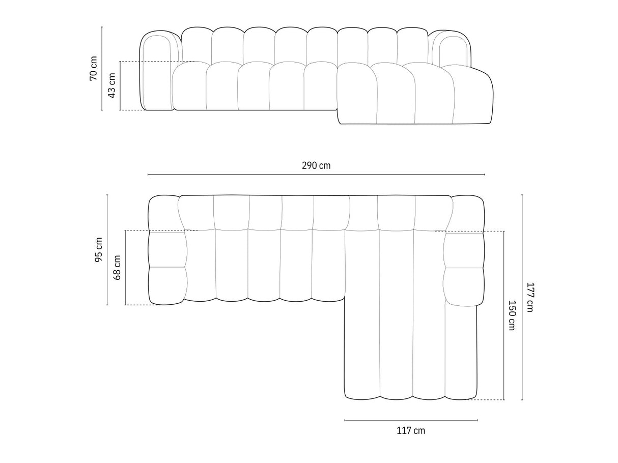 Stūra dīvāns 592563