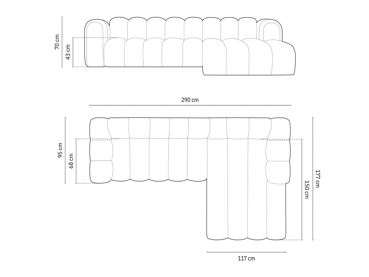 Stūra dīvāns 592563