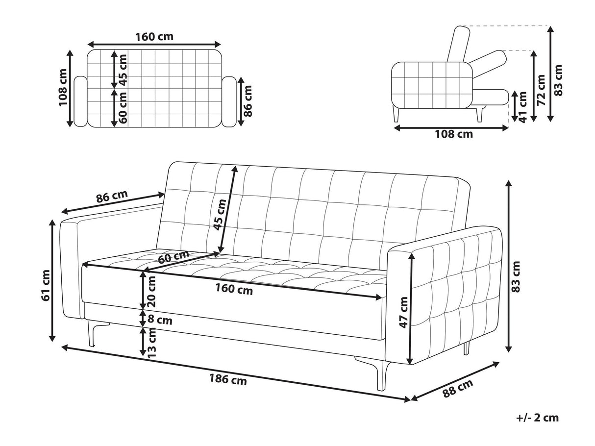 Dīvāns gulta 592647