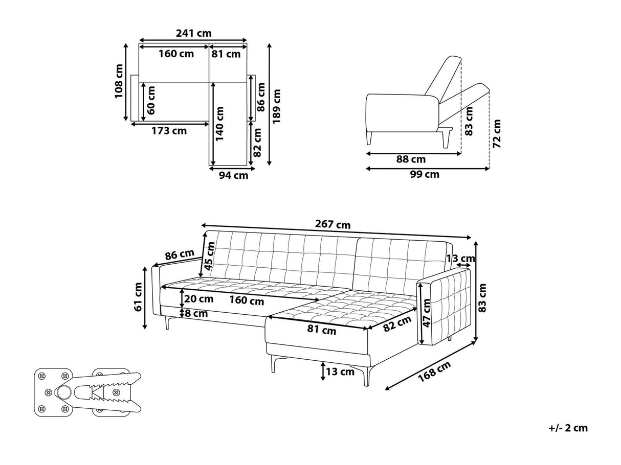 Stūra dīvāns 592694