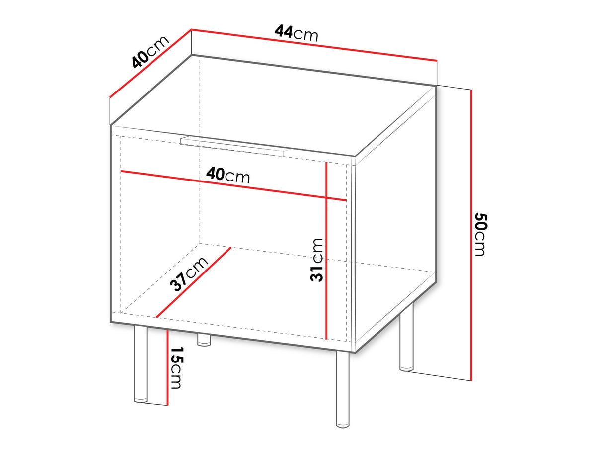 Naktsgaldiņu komplekts 592734
