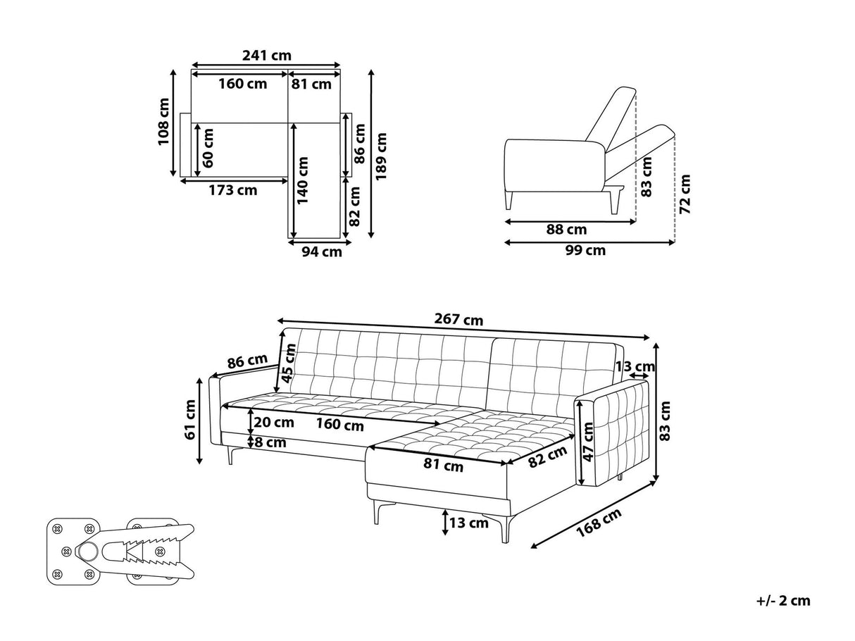 Stūra dīvāns 592694