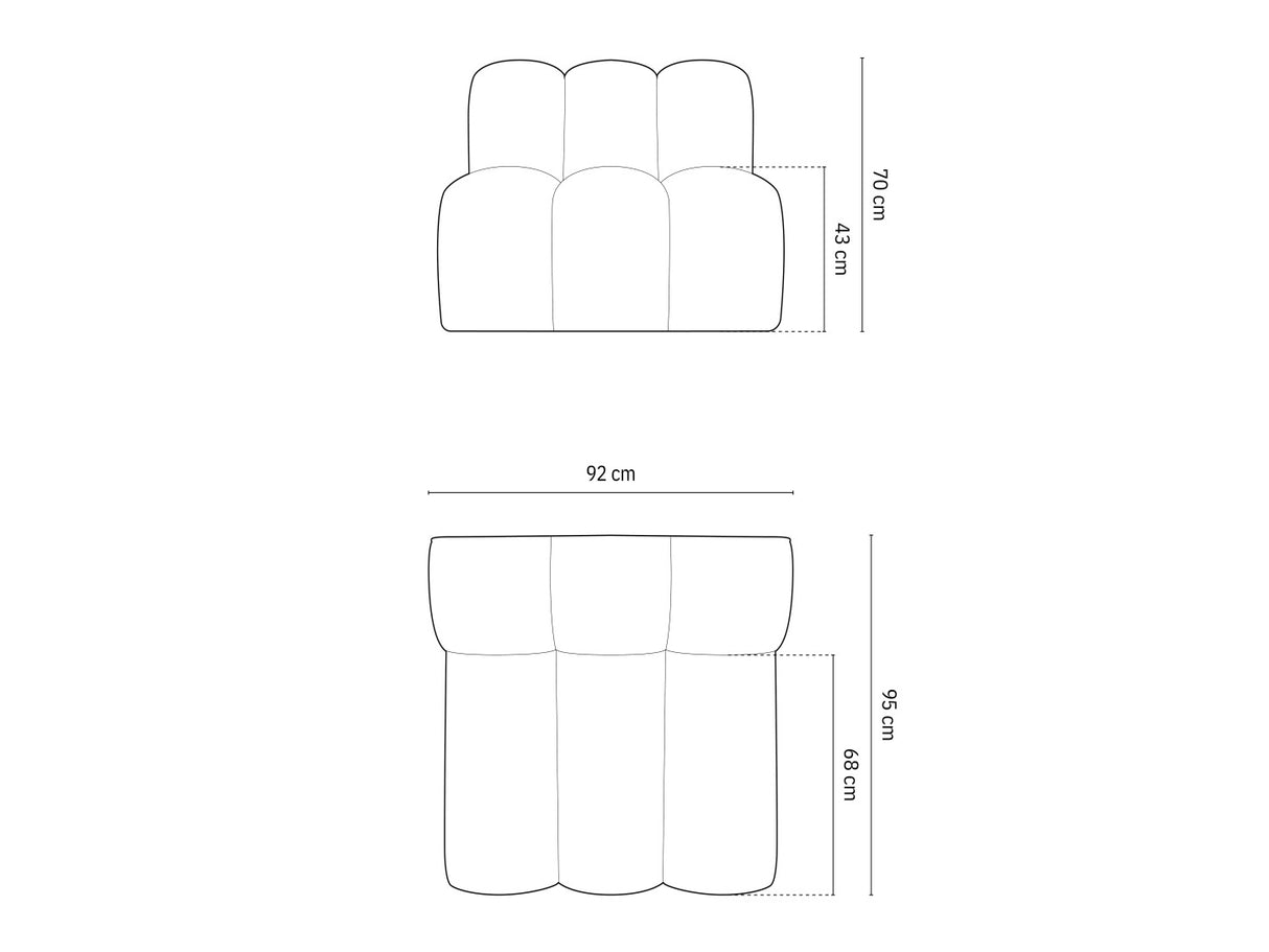 Moduļu krēsls 592811