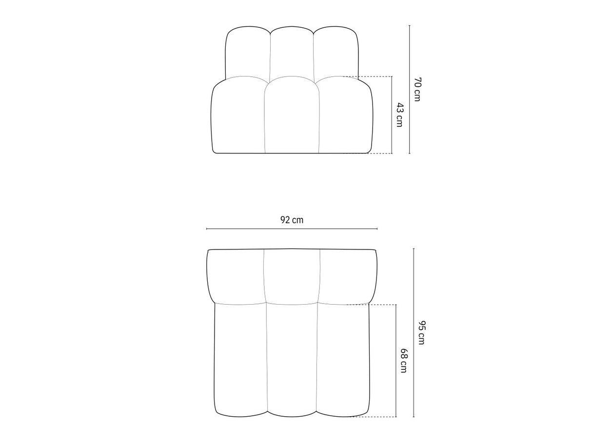 Moduļu krēsls 592811