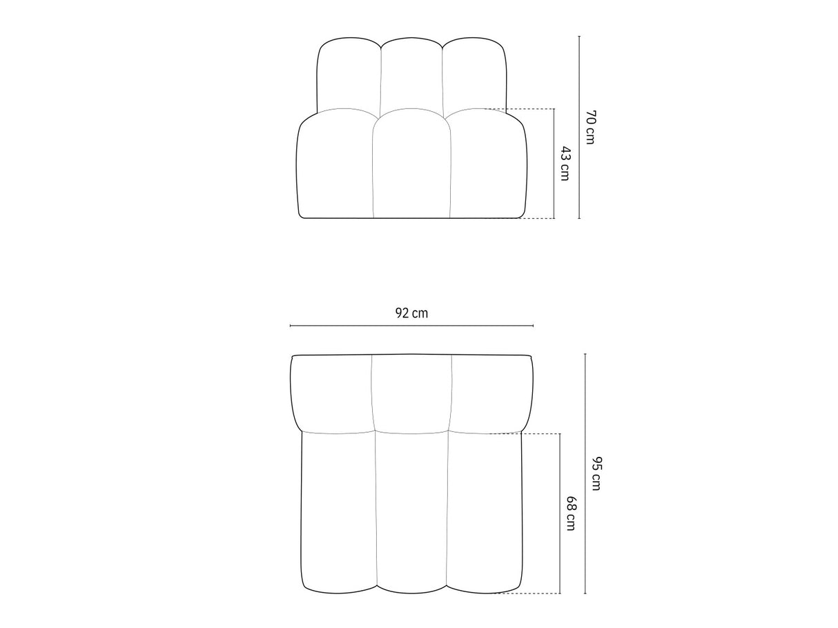Moduļu krēsls 592811