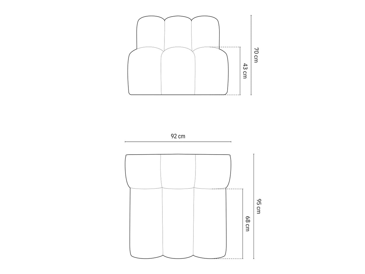 Moduļu krēsls 592811