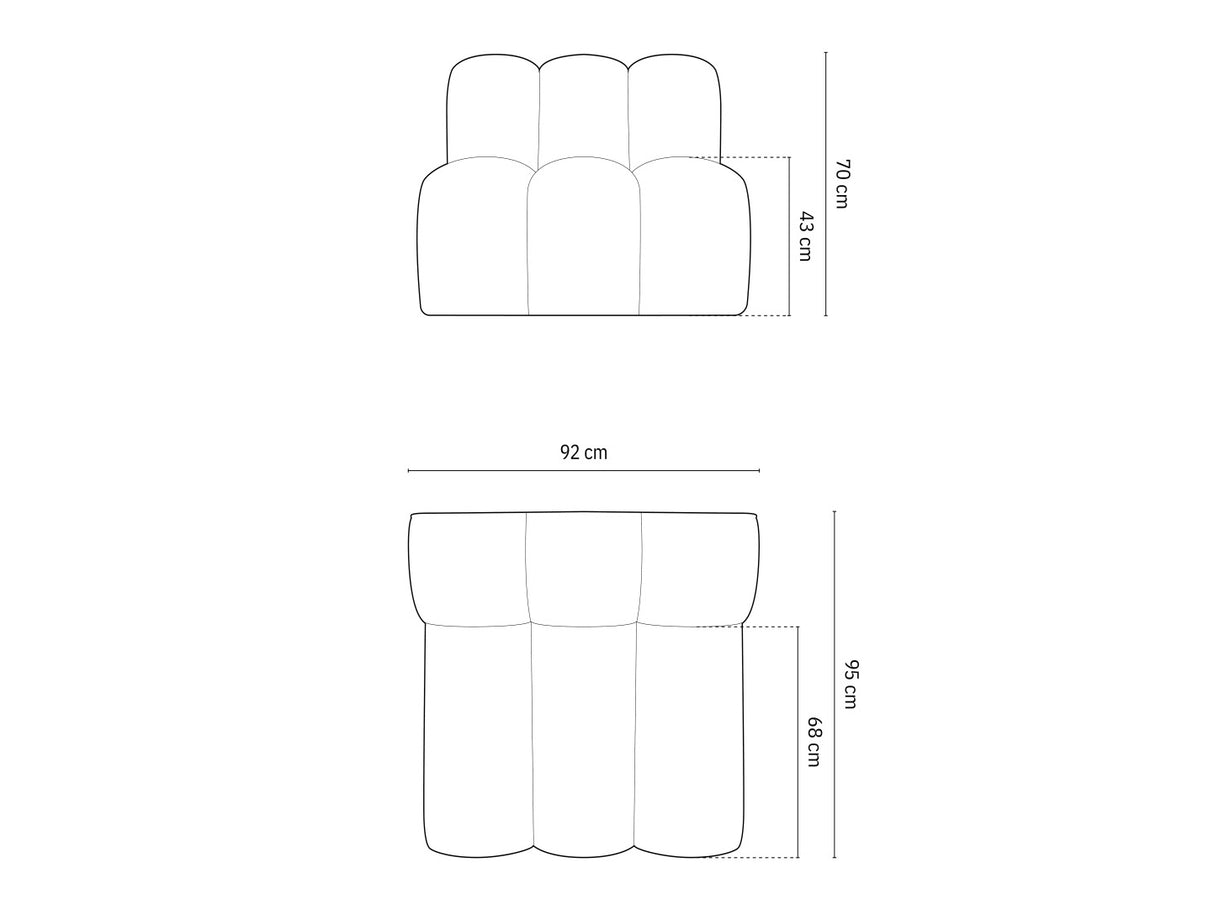 Moduļu krēsls 592811