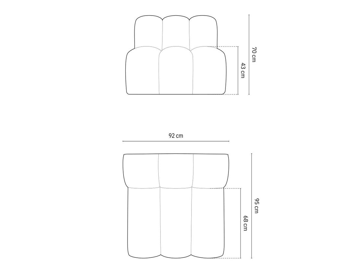 Moduļu krēsls 592811