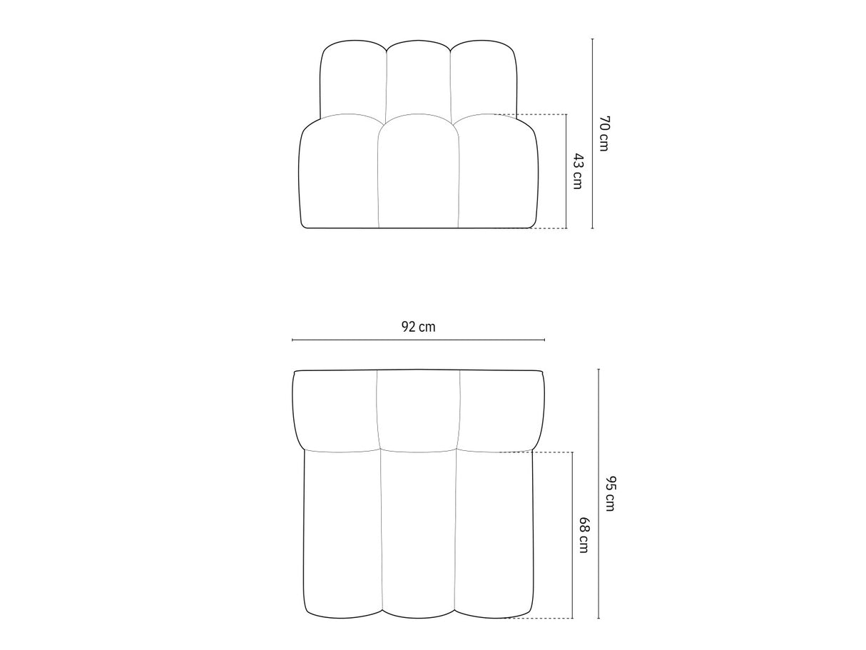 Moduļu krēsls 592811
