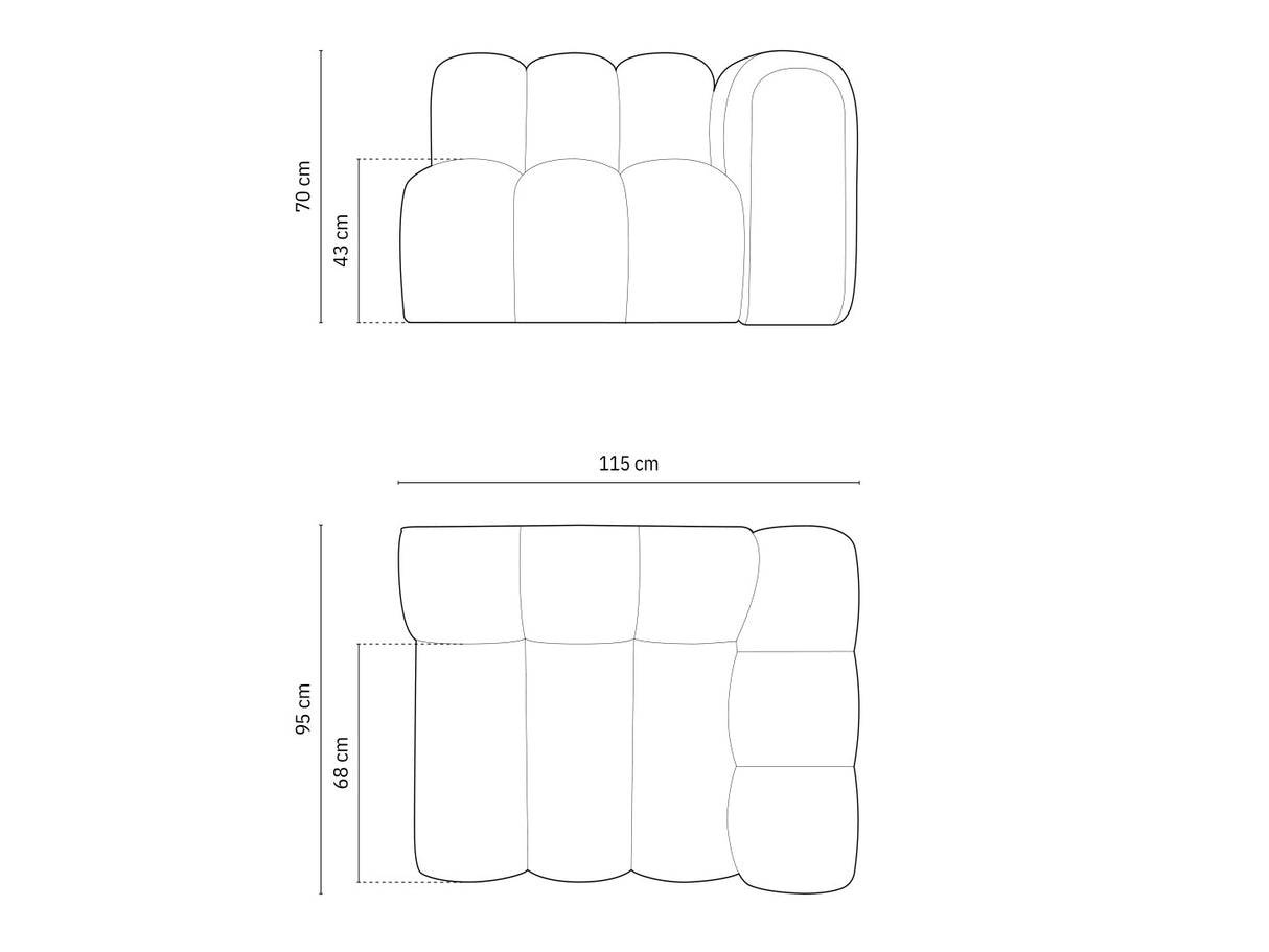 Moduļu krēsls 592967