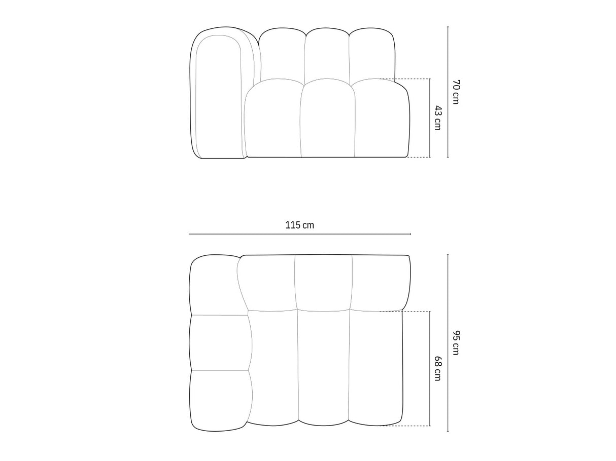 Moduļu krēsls 592967