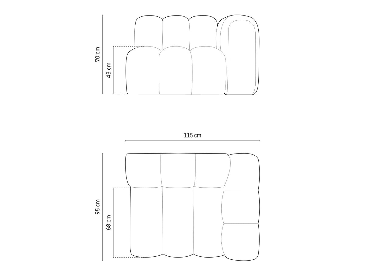 Moduļu krēsls 592967