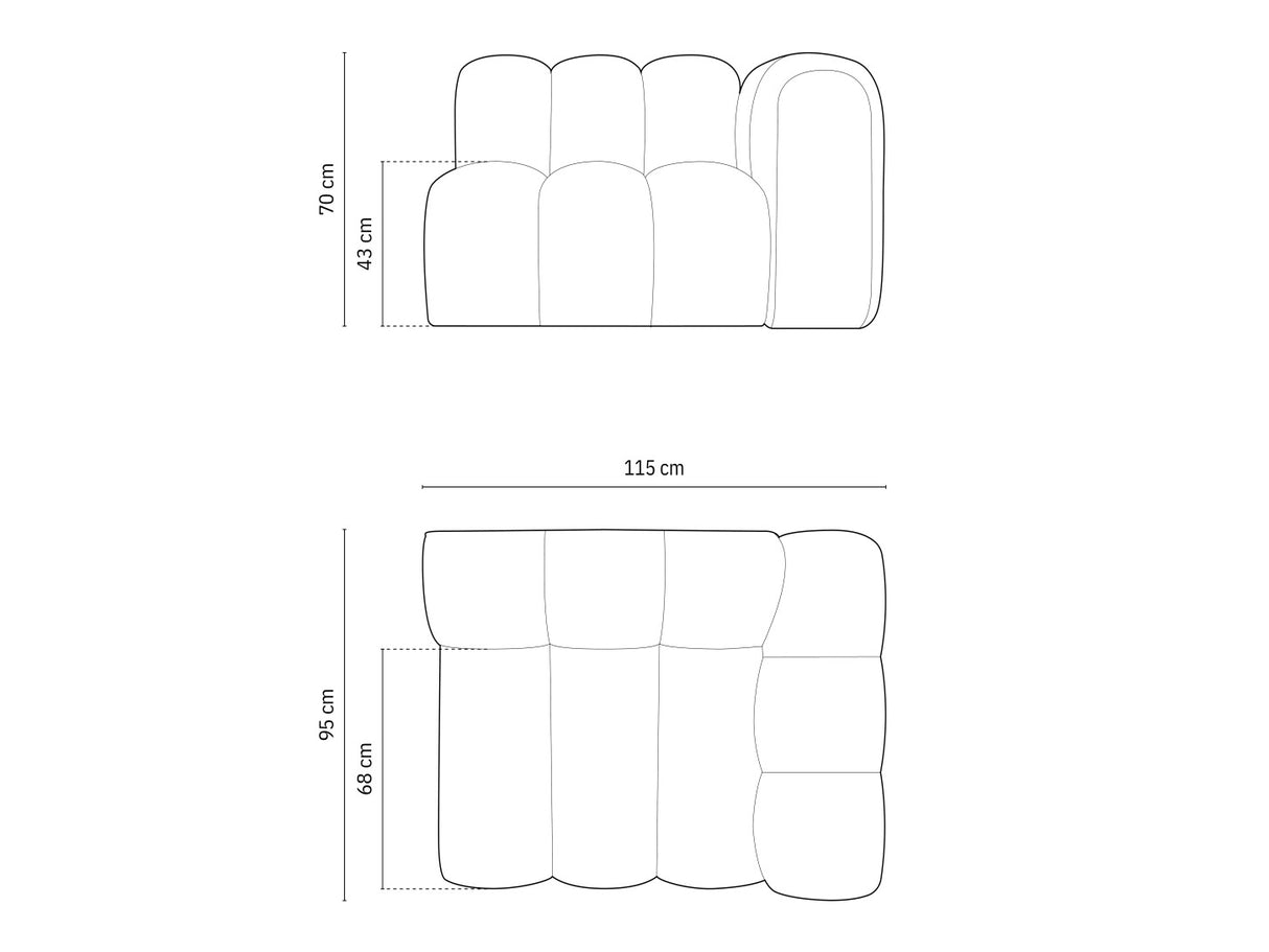 Moduļu krēsls 592967