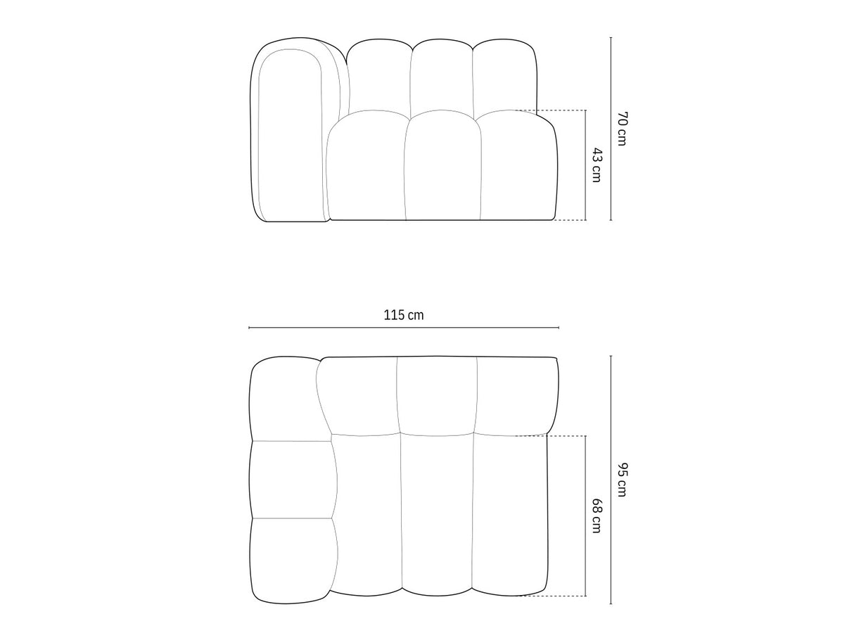 Moduļu krēsls 592967