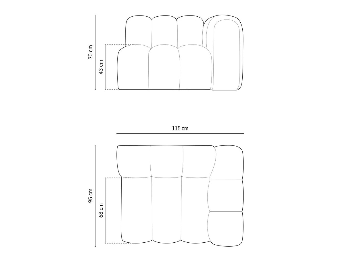 Moduļu krēsls 592967
