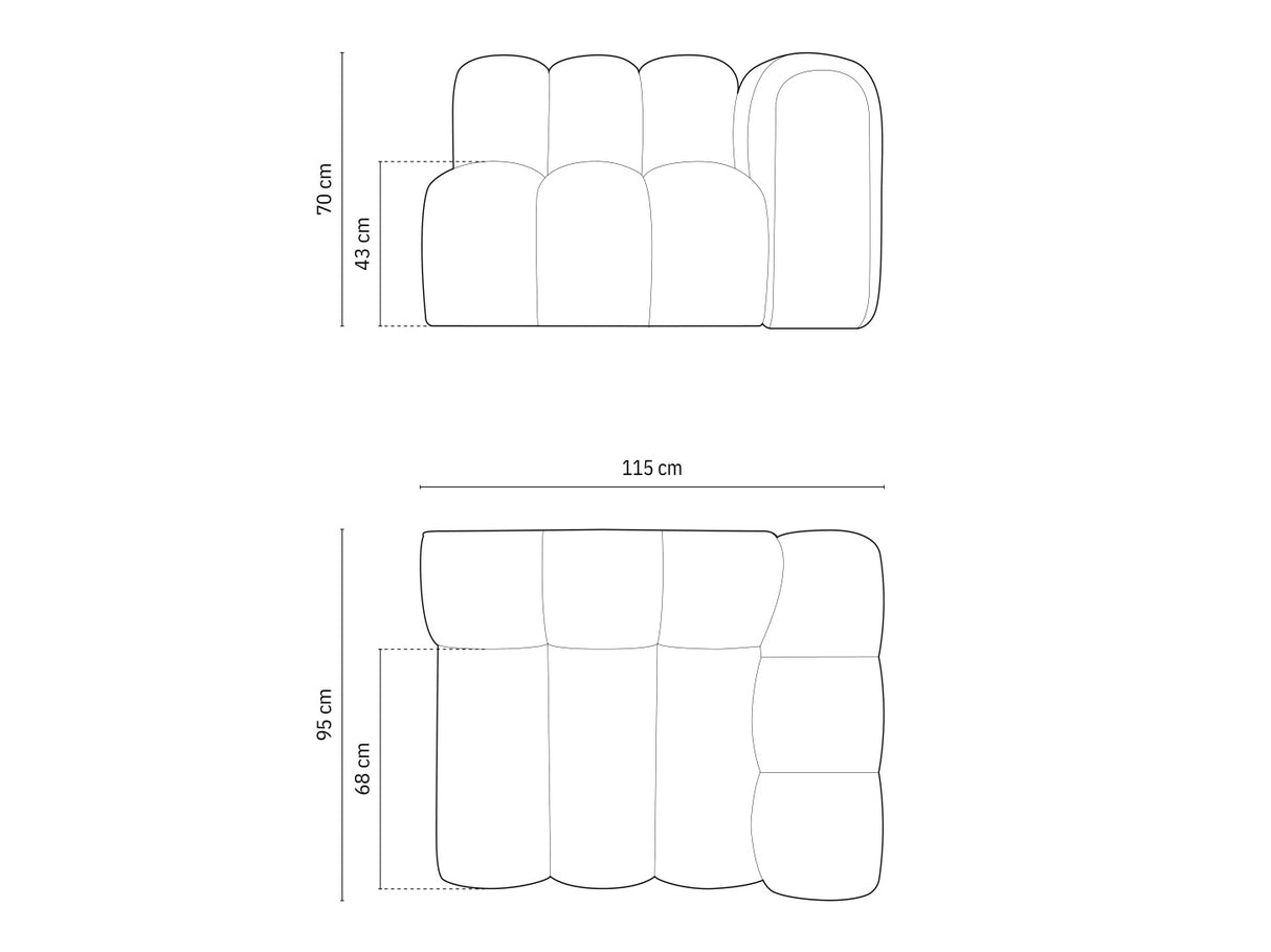 Moduļu krēsls 592967