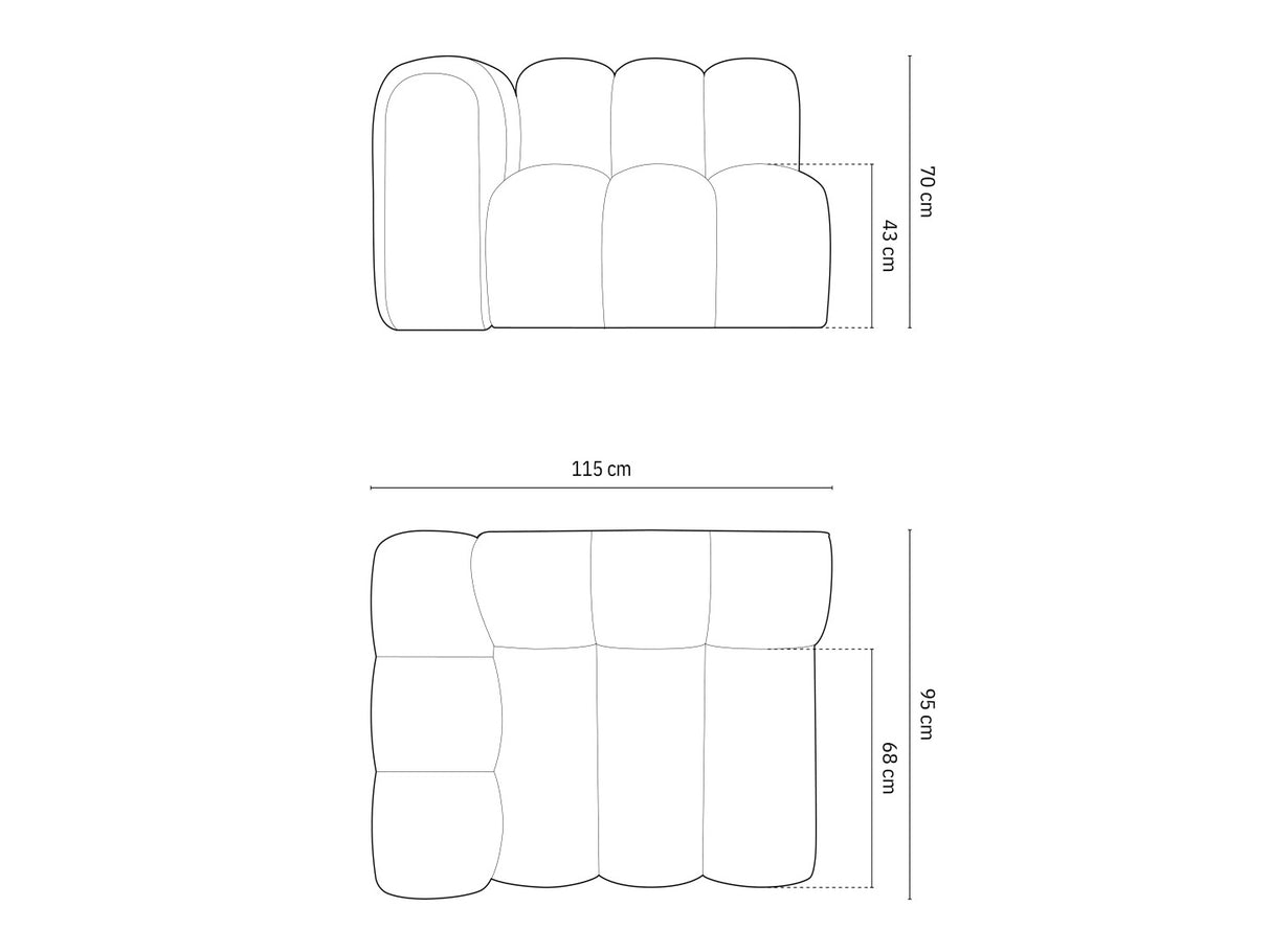 Moduļu krēsls 592967
