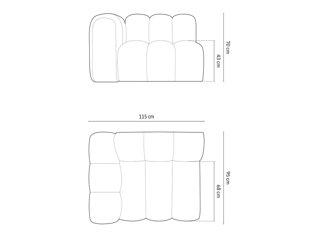 Moduļu krēsls 592967