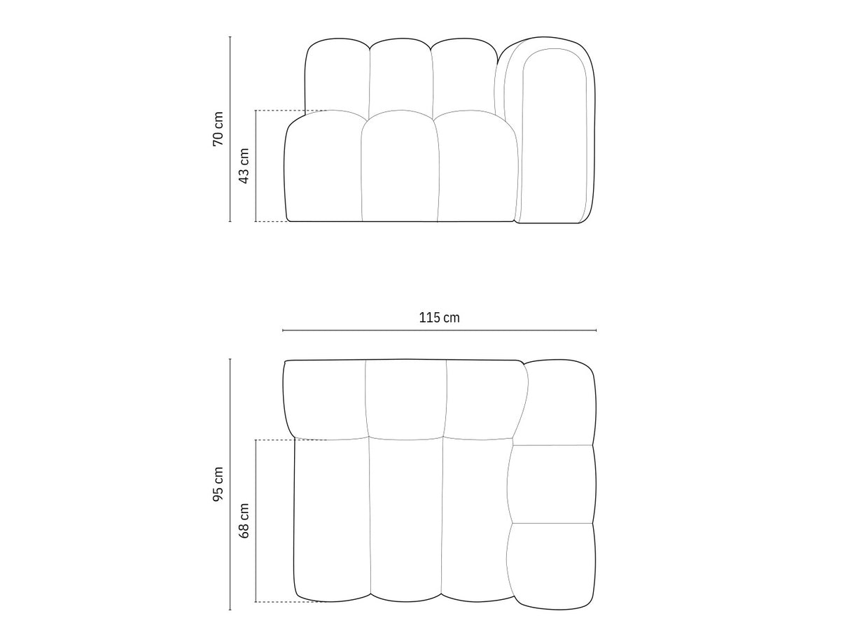 Moduļu krēsls 592967
