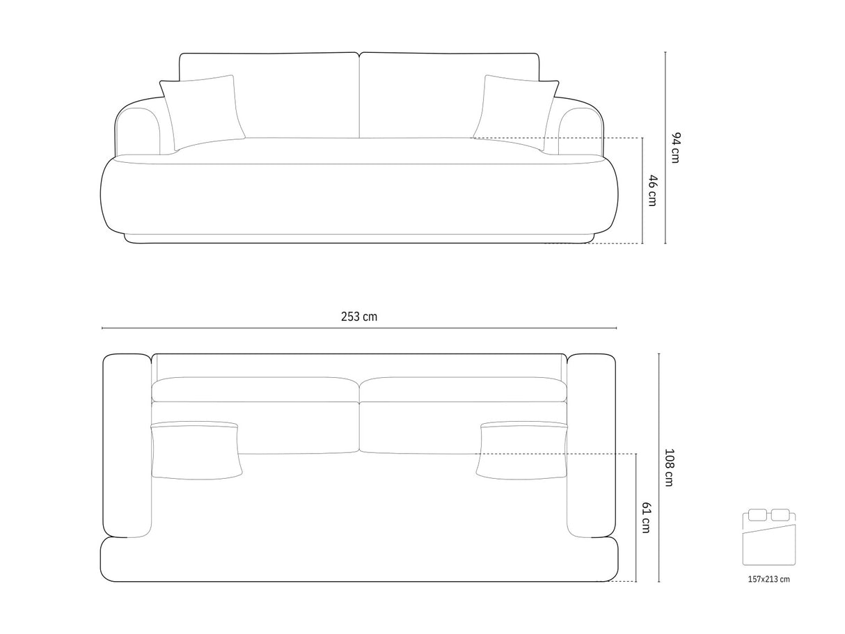 Dīvāns gulta 593717