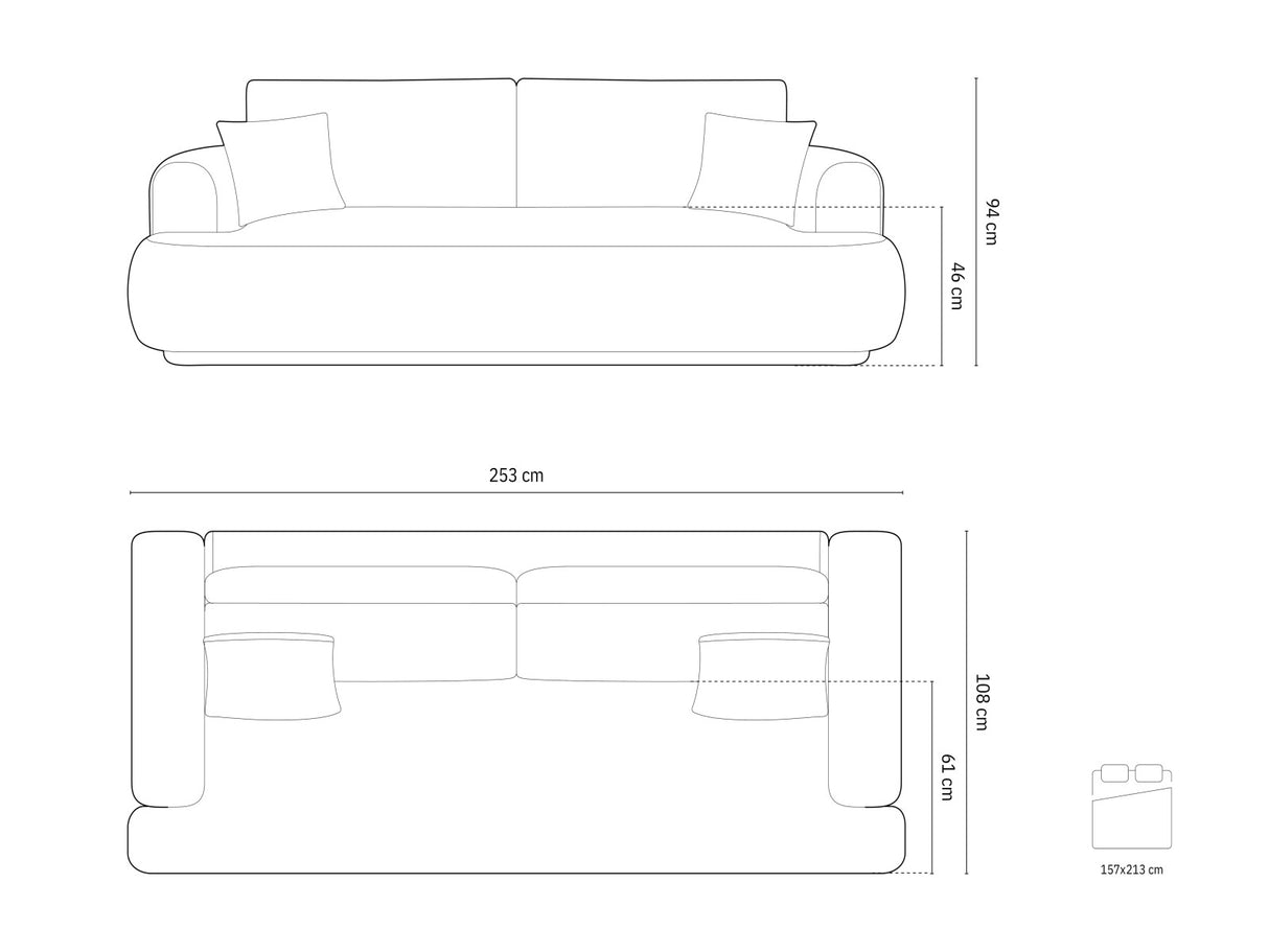 Dīvāns gulta 593717