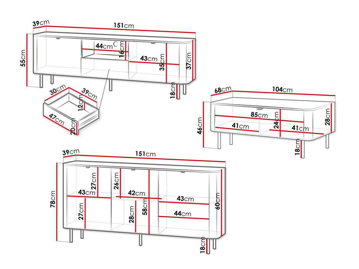 Viesistabas komplekts 594048