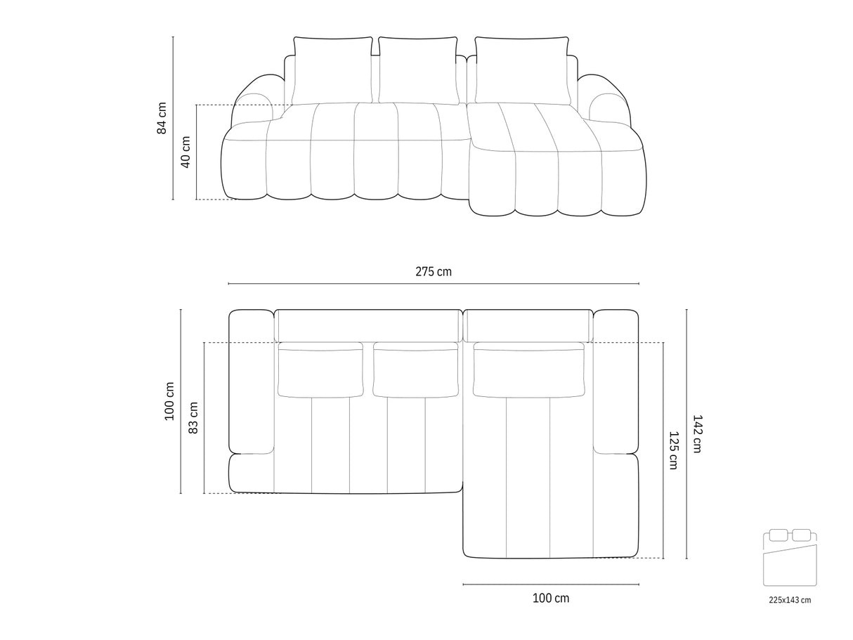 Stūra dīvāns 594225