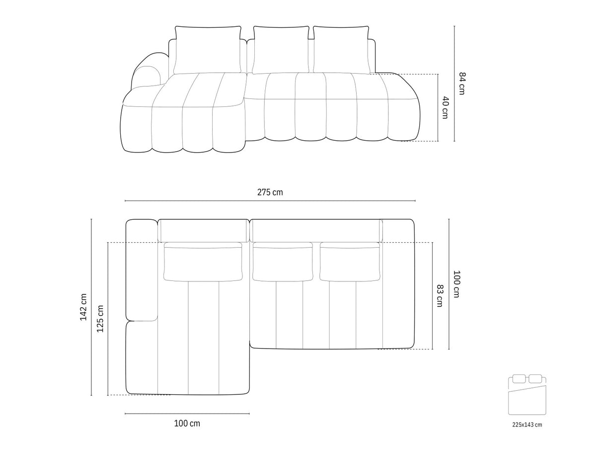 Stūra dīvāns 594295