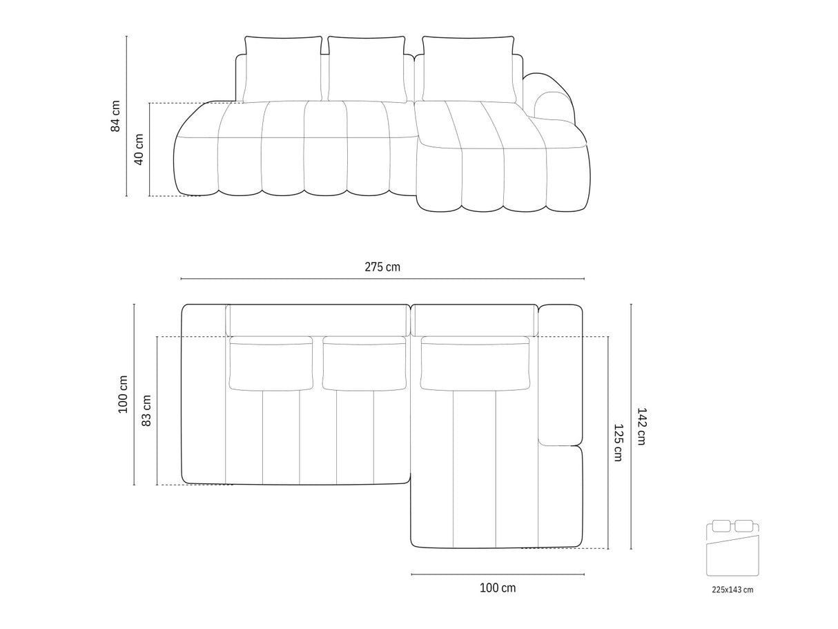 Stūra dīvāns 594295
