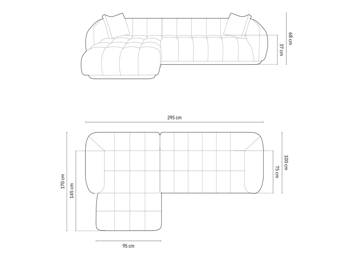 Stūra dīvāns 594479