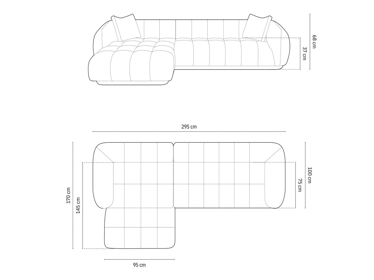 Stūra dīvāns 594479