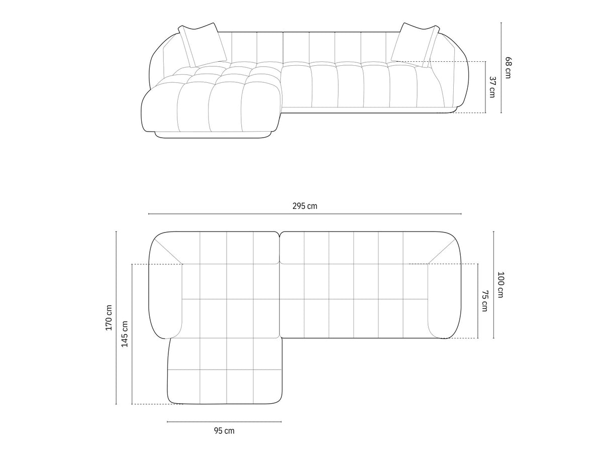 Stūra dīvāns 594479