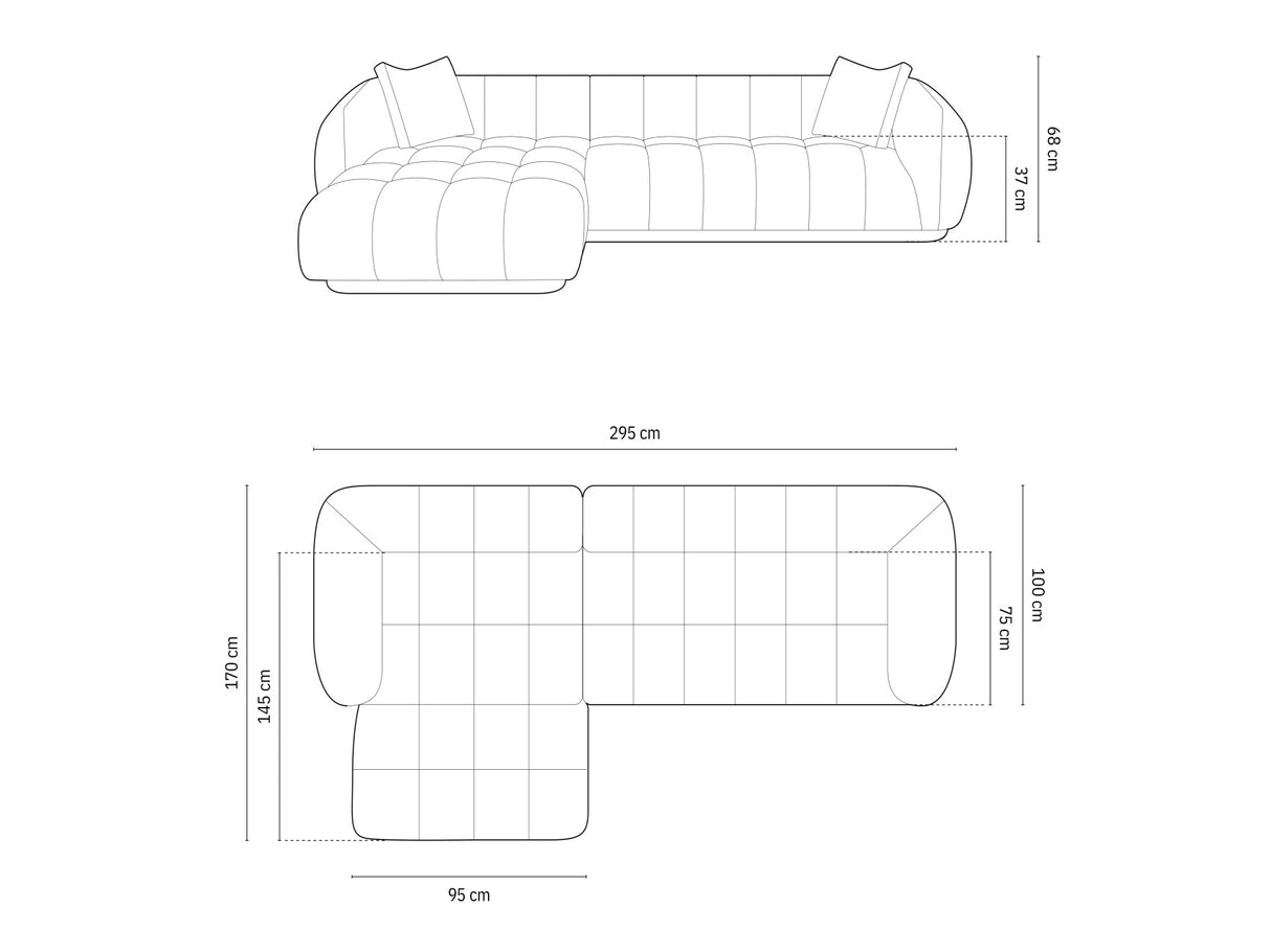 Stūra dīvāns 594479