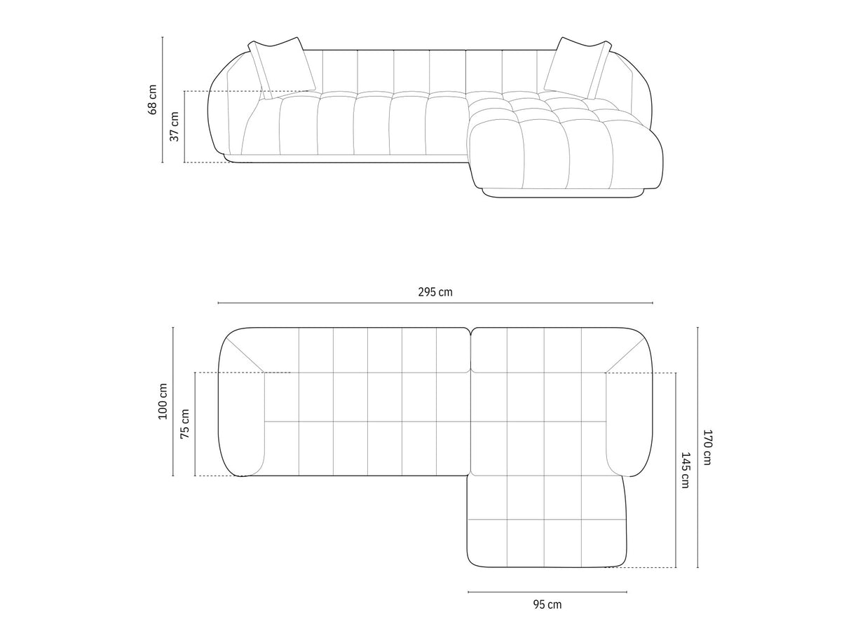 Stūra dīvāns 594479