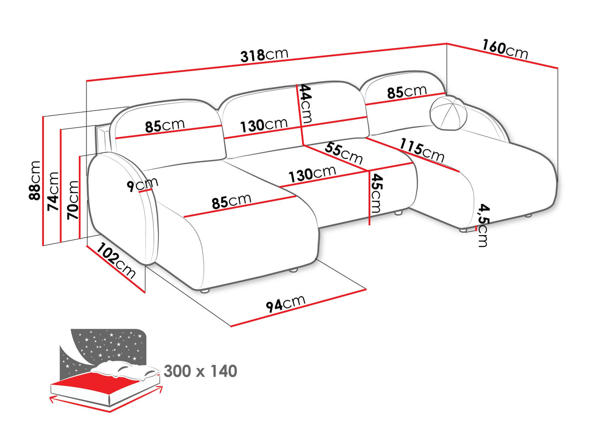 Stūra dīvāns 595133