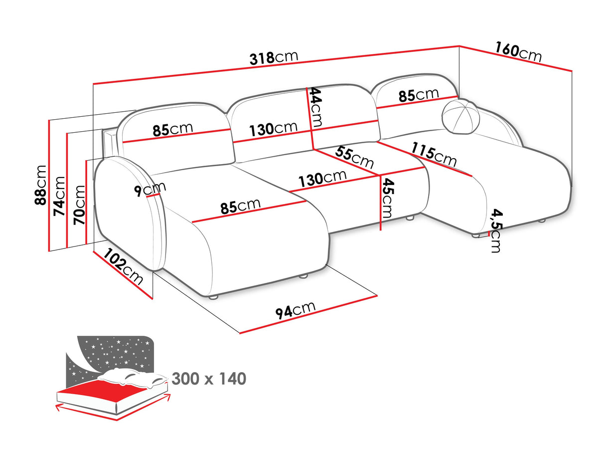 Stūra dīvāns 595133